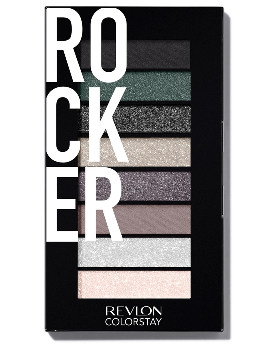 Paleta de sombras Colorstay Rocker 8 tonos 1