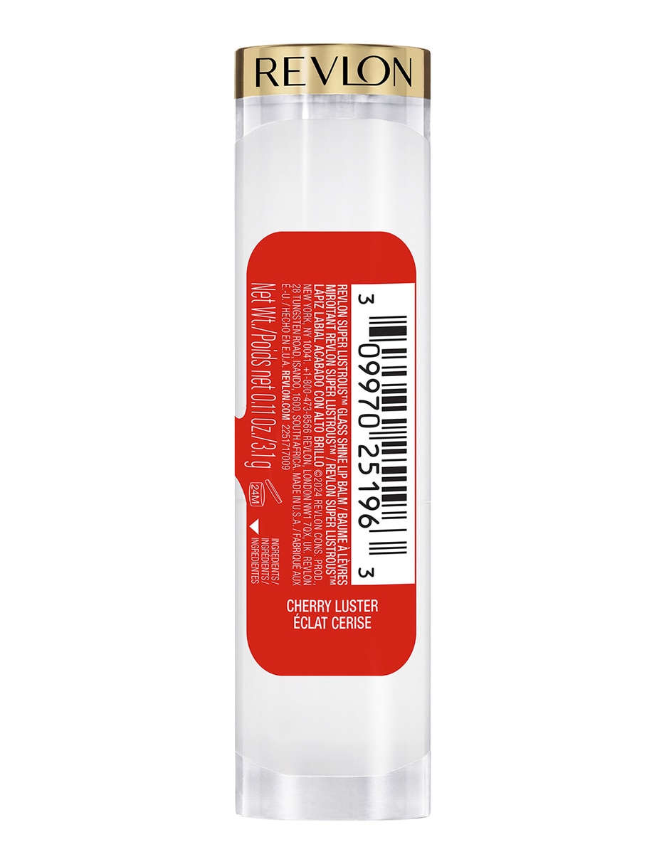 Labial Brillante Revlon Glass Shine (White Pack)