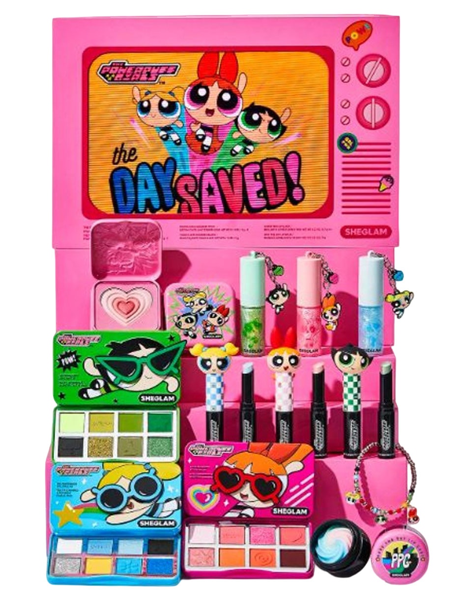 Set de maquillaje Powerpuff Girls x SHEGLAM